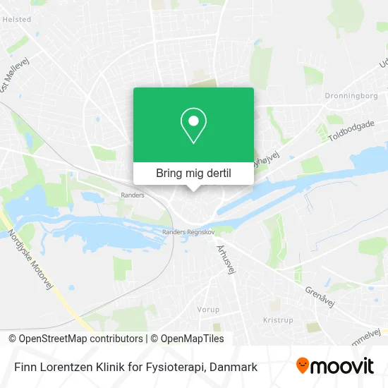 Finn Lorentzen Klinik for Fysioterapi kort