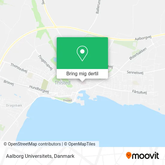 Aalborg Universitets kort