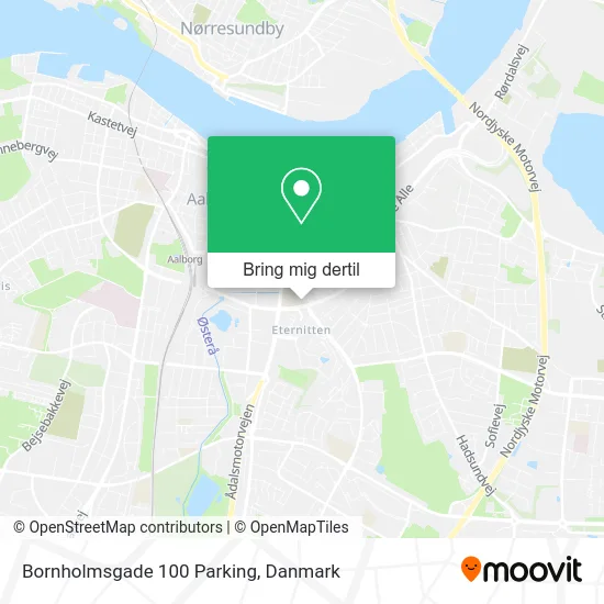 Bornholmsgade 100 Parking kort