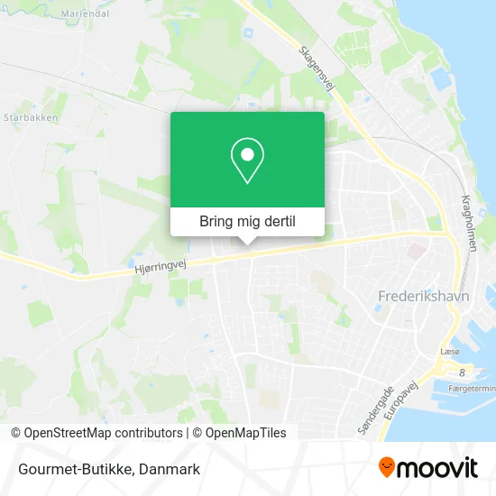 Gourmet-Butikke kort