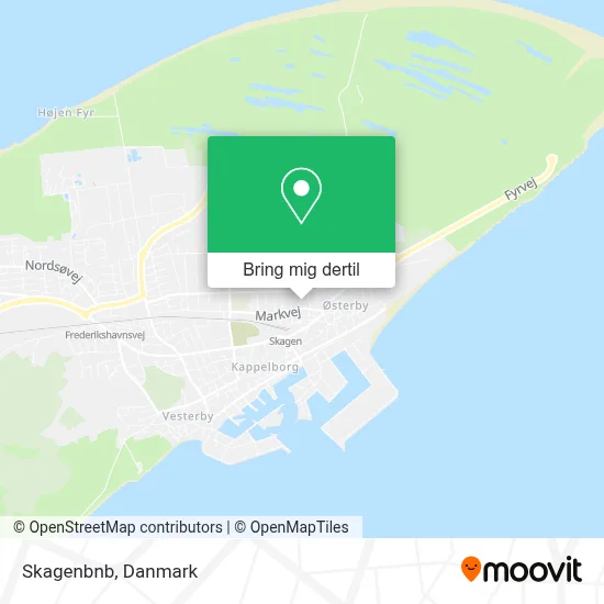 Skagenbnb kort