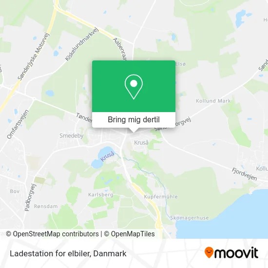 Ladestation for elbiler kort