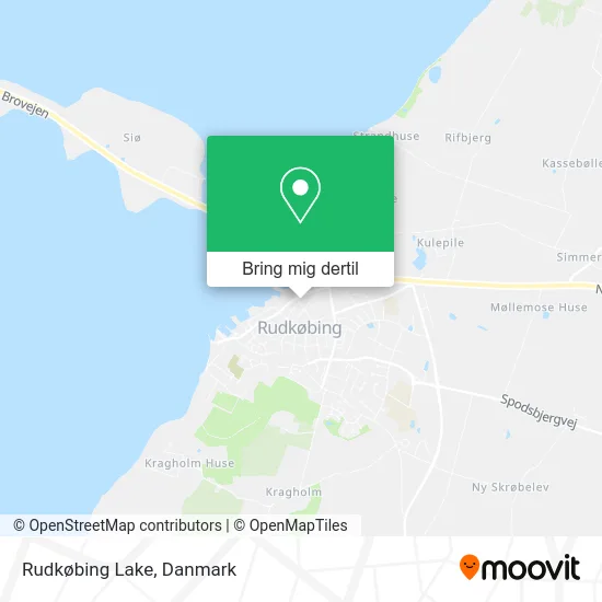 Rudkøbing Lake kort