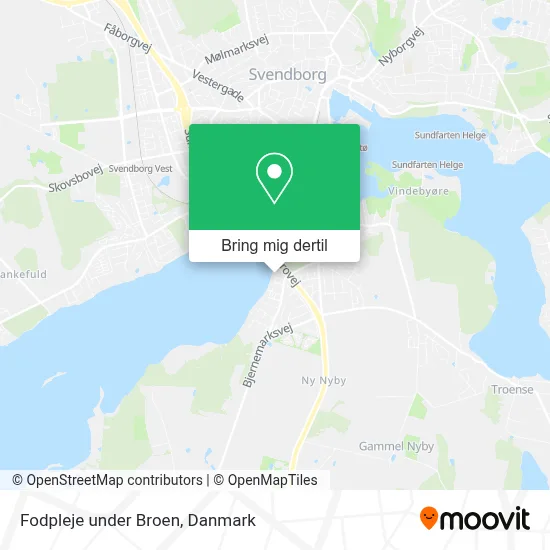 Fodpleje under Broen kort