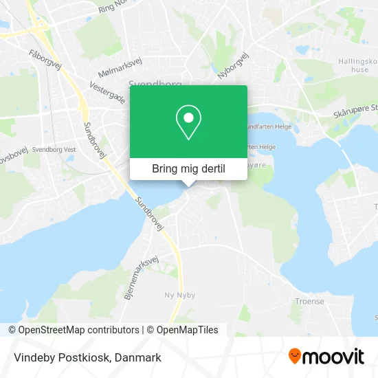 Vindeby Postkiosk kort