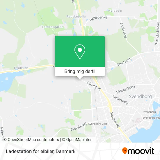 Ladestation for elbiler kort