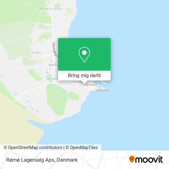 Rømø Lagersalg Aps kort