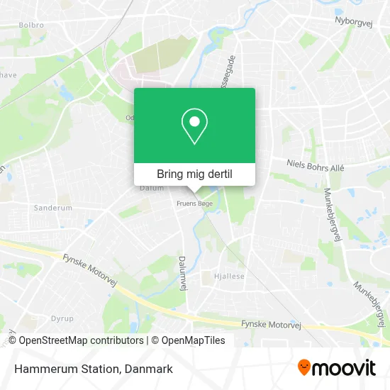 Hammerum Station kort