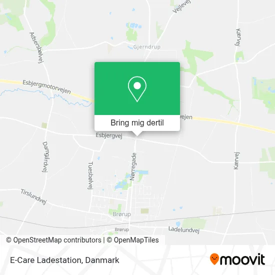 E-Care Ladestation kort