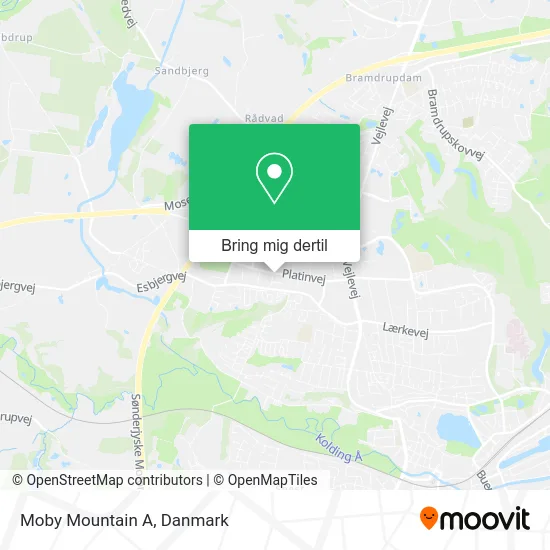 Moby Mountain A kort