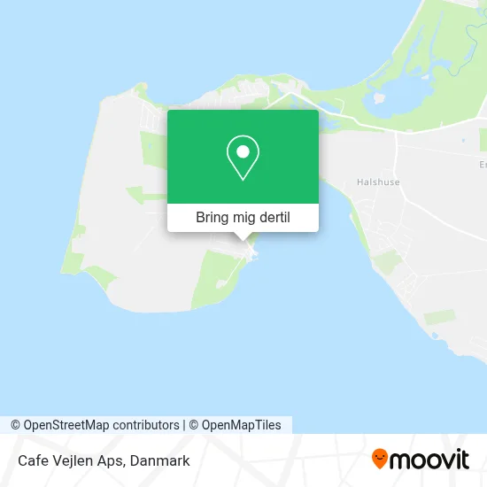 Cafe Vejlen Aps kort