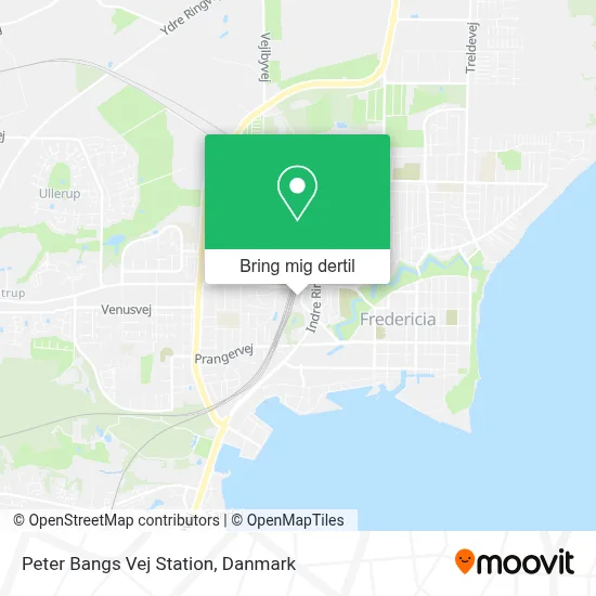 Peter Bangs Vej Station kort