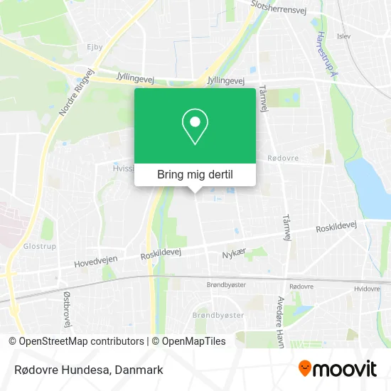 Rødovre Hundesa kort