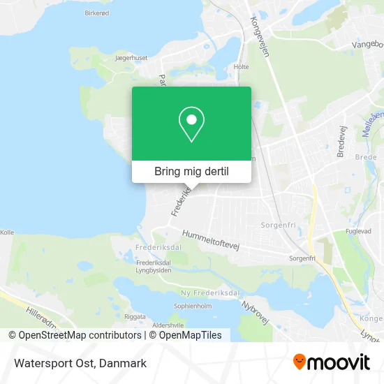 Watersport Ost kort