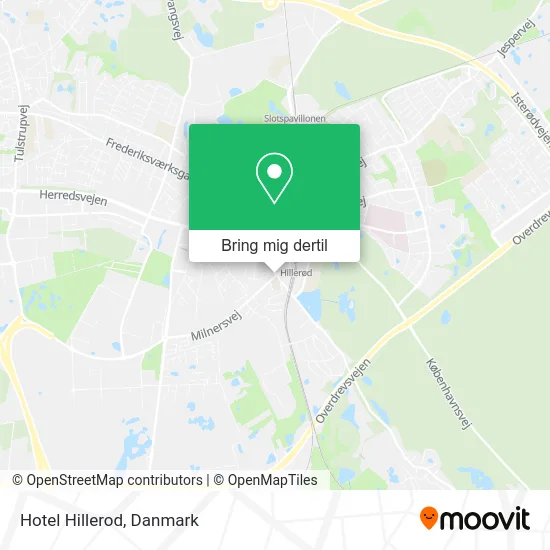 Hotel Hillerod kort