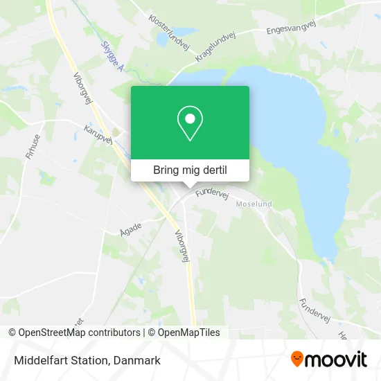 Middelfart Station kort