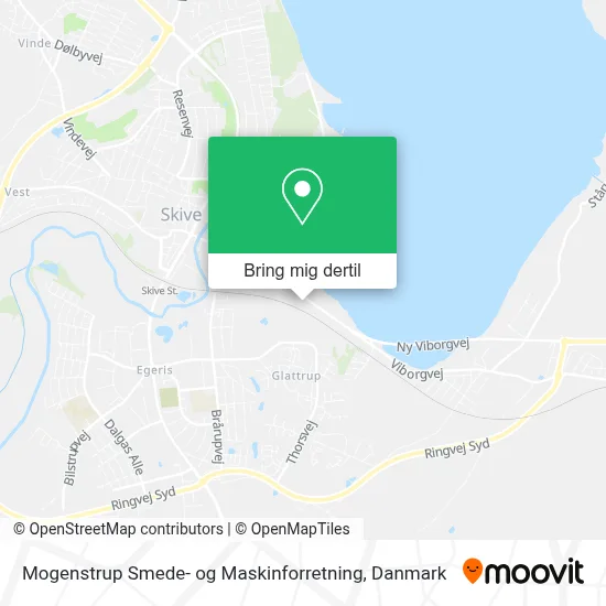 Mogenstrup Smede- og Maskinforretning kort