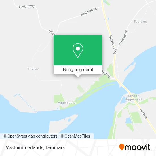 Vesthimmerlands kort