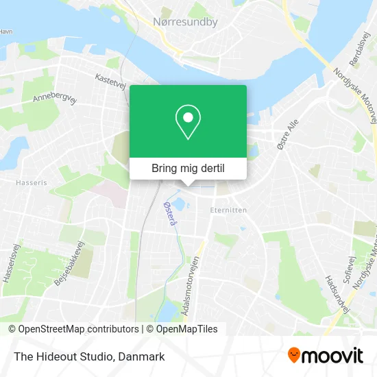 The Hideout Studio kort