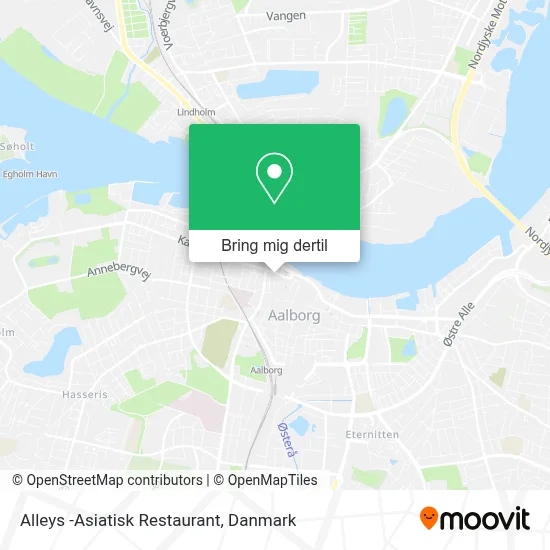 Alleys -Asiatisk Restaurant kort