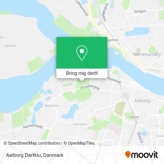 Aalborg Dartklu kort