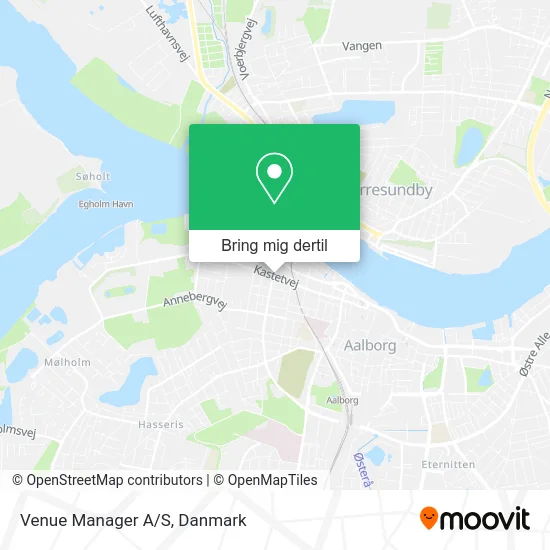 Venue Manager A/S kort