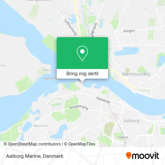 Aalborg Marine kort