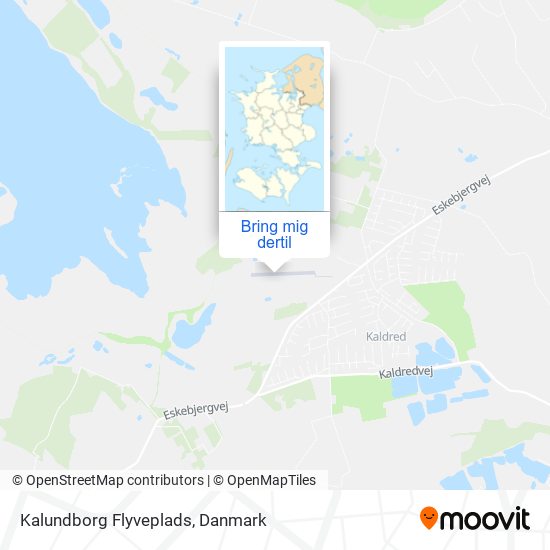 Kalundborg Flyveplads kort