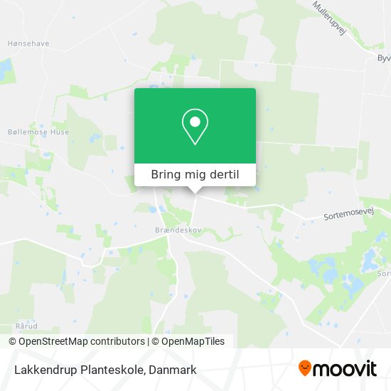 Lakkendrup Planteskole kort