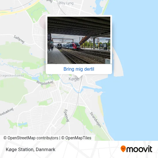 Køge Station kort