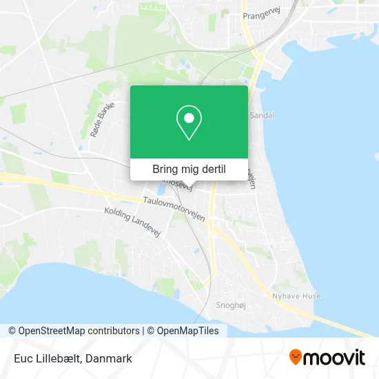 Euc Lillebælt kort