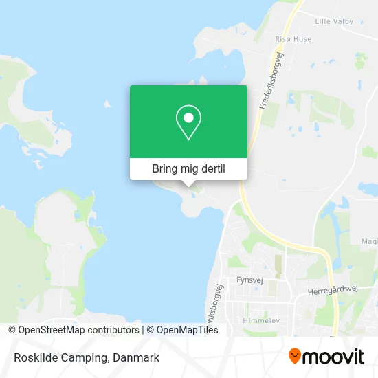 Roskilde Camping kort