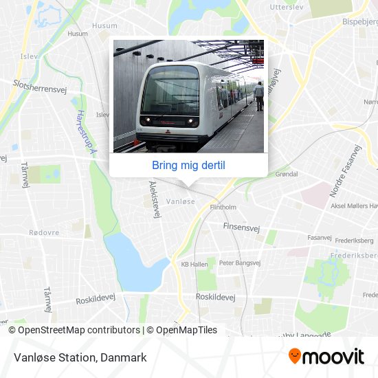 Vanløse Station kort