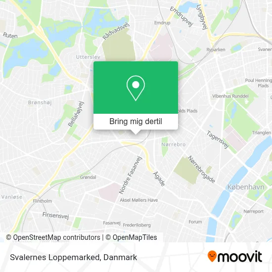 Svalernes Loppemarked kort