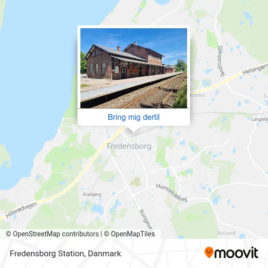 Fredensborg Station kort