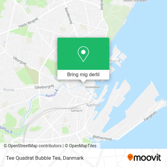 Tee Quadrat Bubble Tea kort