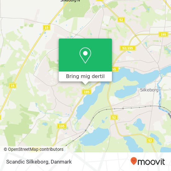 Scandic Silkeborg kort