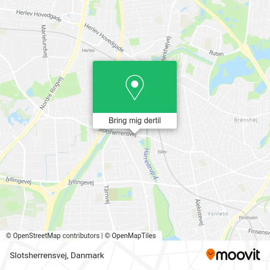 Slotsherrensvej kort