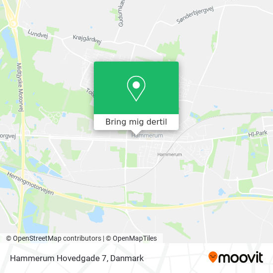 Hammerum Hovedgade 7 kort