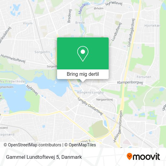 Gammel Lundtoftevej 5 kort