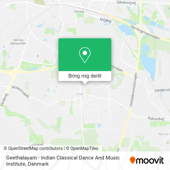 Geethalayam - Indian Classical Dance And Music Institute kort