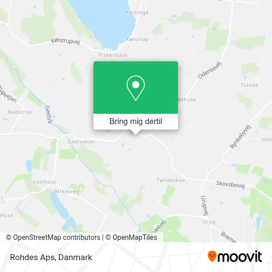 Rohdes Aps kort