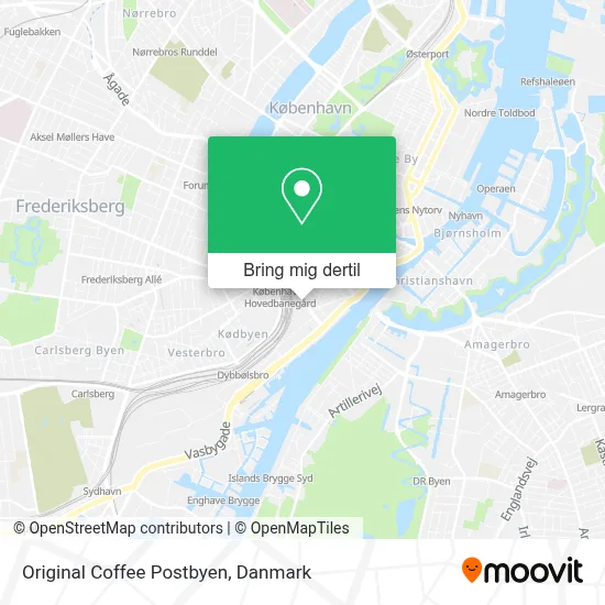 Original Coffee Postbyen kort
