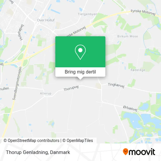 Thorup Genladning kort