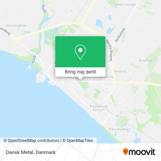 Dansk Metal kort