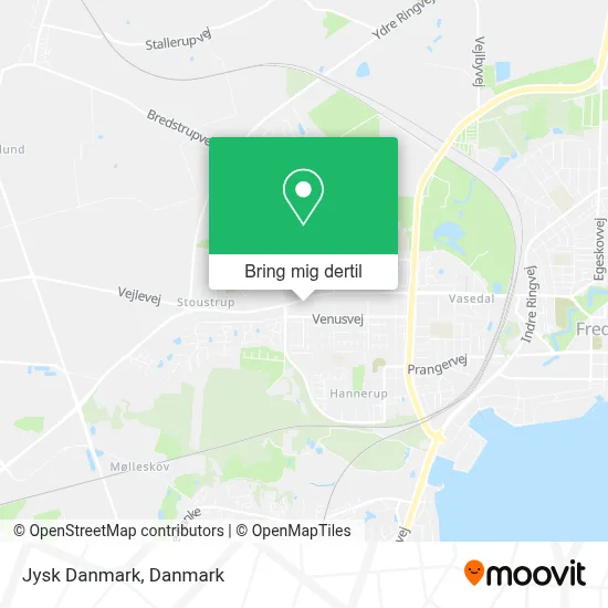 Jysk Danmark kort