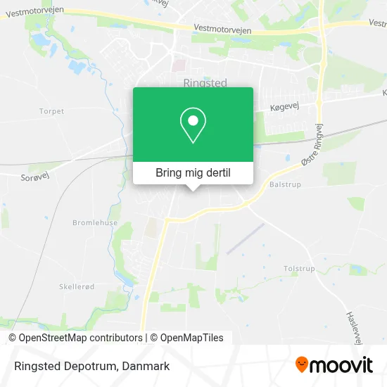 Ringsted Depotrum kort