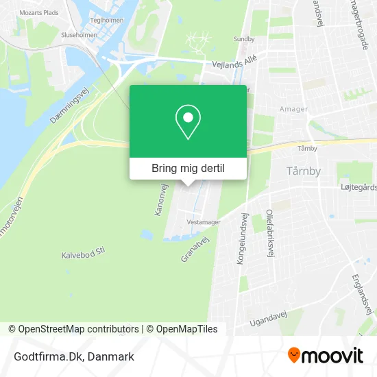 Godtfirma.Dk kort