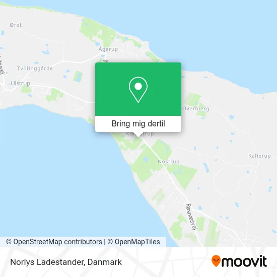 Norlys Ladestander kort