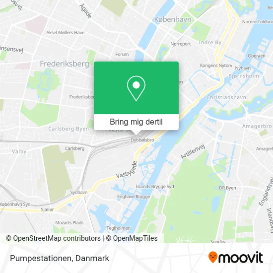 Pumpestationen kort